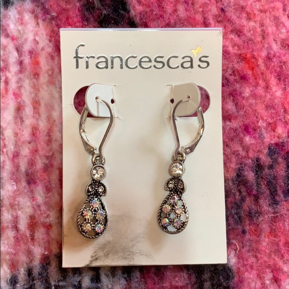 Rhinestone earrings
